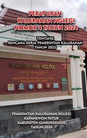 PERATURAN KALURAHAN NGLEGI NOMOR 4 TAHUN 2024
